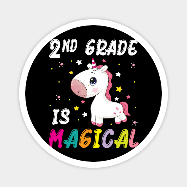 Unicorn Students Seniors Back To School 2nd Grade Is Magical Magnet by Cowan79